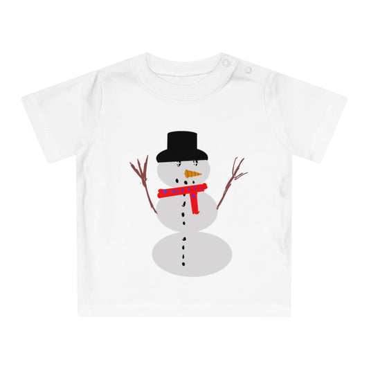 Baby NB-3Y Snowman T-Shirt